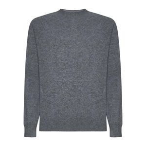 Jil Sander Grey Round-Neck Knitwear for men