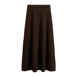 Roberto Collina Brown Midi Skirts