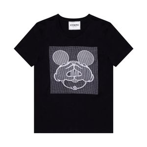 Iceberg Embroidered T-shirt in het Zwart
