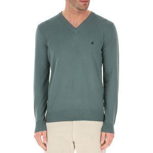 Brooksfield Sweater in het Groen voor heren