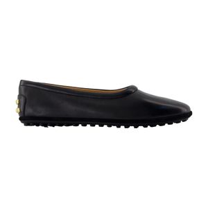 Tod's Black Ballerinas