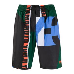 Y-3 Swim Shorts Colorblock in het Zwart voor heren