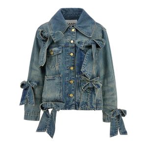 Ganni Blue Denim Jackets