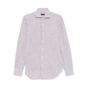Barba Napoli Purple Formal Shirts for men