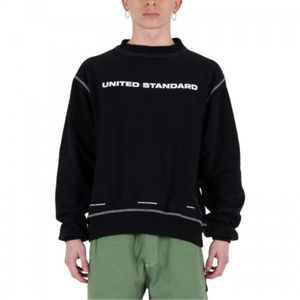 United Standard Logo Crew Sweatshirt in het Zwart voor heren