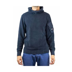 C P Company Sweatshirts - Zweet Hooded in het Blauw voor heren