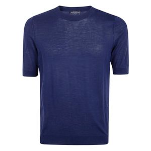 Ballantyne Blue Round-Neck Knitwear for men