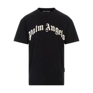 Palm Angels Black T-Shirts for men