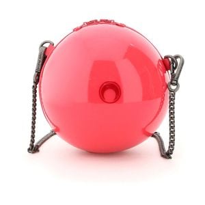 MARINE SERRE Mini Ball Bag in het Roze