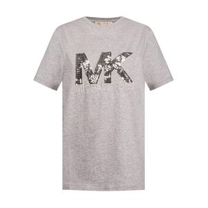 Michael Kors T-shirt Met Logo in het Grijs