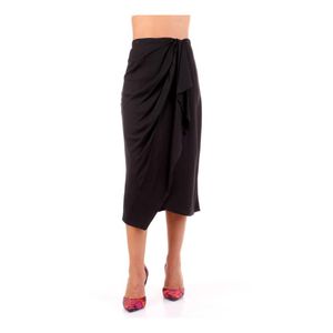 ViCOLO Tw0535 Midi Skirt in het Zwart