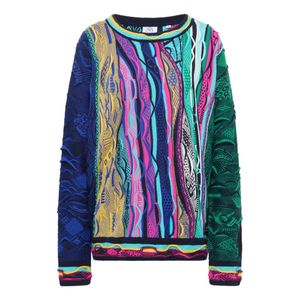 carlo colucci Blue Round-Neck Knitwear