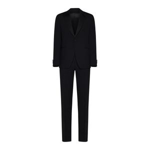 Lardini Black Single Breasted Suits for men