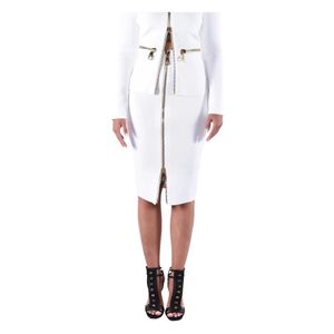 Elisabetta Franchi White Pencil Skirts