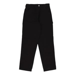 Iuter Black Straight Trousers for men