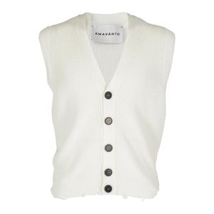 Amaranto White Cardigans for men