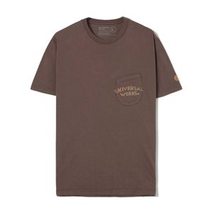 Universal Works Pocket T-shirt in het Bruin voor heren