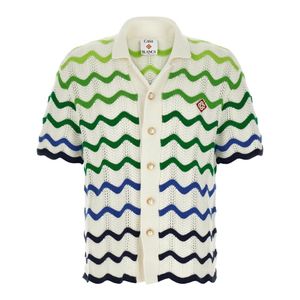 Casablanca Green Short Sleeve Shirts for men