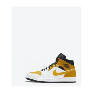 Nike Air Jordan 1 Mid in het Geel voor heren