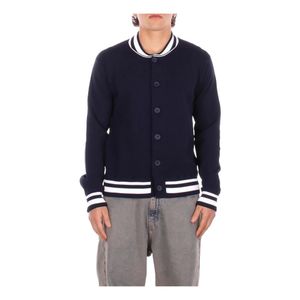 Alpha Studio Blue Cardigans for men