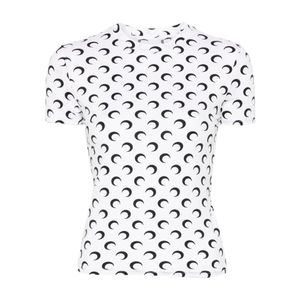 MARINE SERRE White T-Shirts