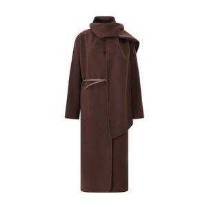 Luisa Cerano Brown Belted Coats