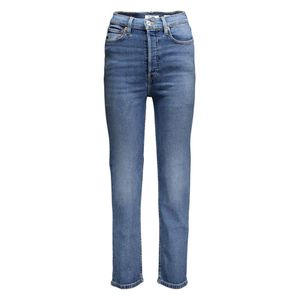 Re/done Straight Jeans - - Dames in het Blauw