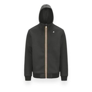K-Way Black Zip-Throughs for men