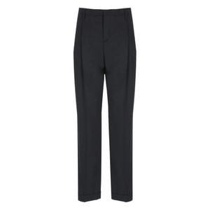 BRIGLIA Grey Straight Trousers