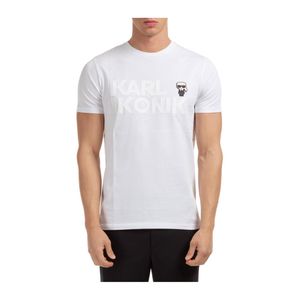 Les Hommes T-shirt Maglia Maniche Corte Girocollo Uomo Ikonik in het Wit voor heren