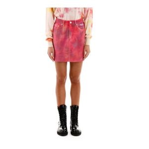 MSGM Tie-dye Mini Skirt in het Rood