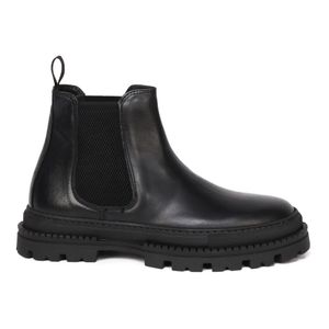 Giuliano Galiano Black Chelsea Boots for men