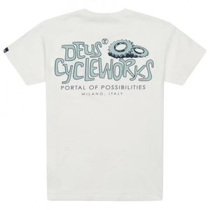 Deus Ex Machina Camiseta Deus in het Wit voor heren