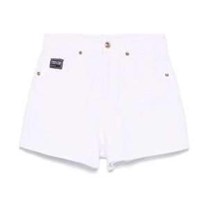Versace Jeans Couture White Denim Shorts