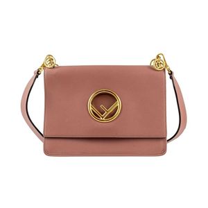 Fendi Vintage Kan I Logo Handbag in het Roze