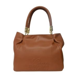 Love Moschino Brown Shopping Bags