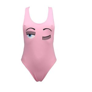 Chiara Ferragni Swimsuit Flirting Costume in het Roze