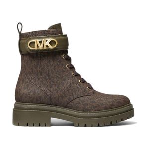 Michael Kors Brown Lace-Up Boots