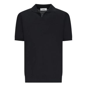 Lardini Black Polo Shirts for men
