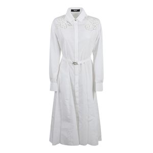 Versace Grey Shirt Dresses