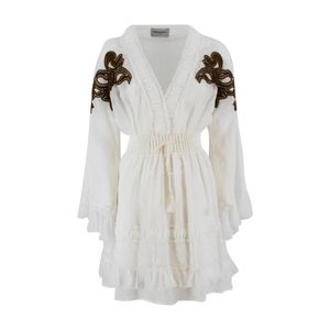 Ermanno Scervino Grey Short Dresses