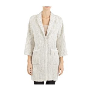 Erika Cavallini Semi Couture Semi-couture Coat in het Wit