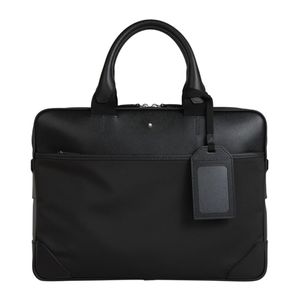 Montblanc Leather Briefcase in het Zwart voor heren