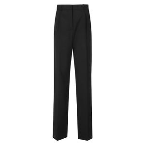 Elisabetta Franchi Black Straight Trousers