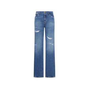 Seafarer Blue Straight Fit Jeans