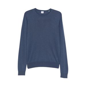Aspesi Blue Round-Neck Knitwear for men