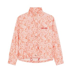 KENZO Python-Pattern Zip Jacket in het Roze
