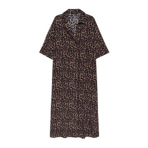 Anine Bing Brown Shirt Dresses