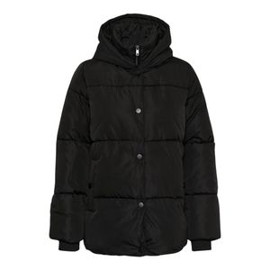 Winter Jackets Kaffe de color Negro