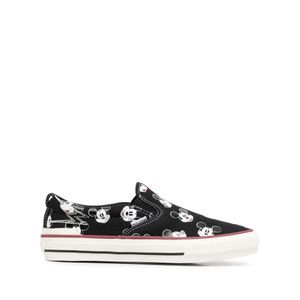 MOA Fabric Sneakers With Mickey Mouse Print in het Zwart